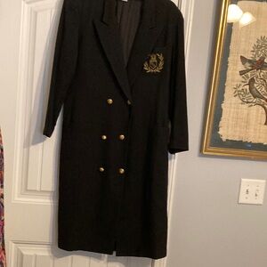 Vintage Black double breasted dress